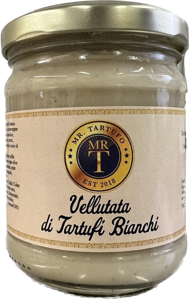 Trüffelsauce bio mit Weissen Trüffeln 170g